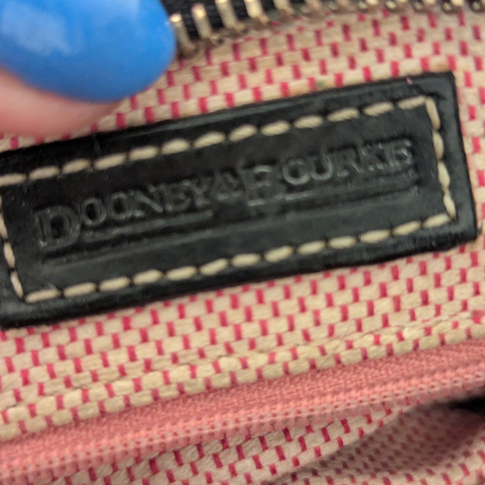 Y2K Dooney & Bourke Signature Small Bucket Hobo Bag - Picture 7 of 13
